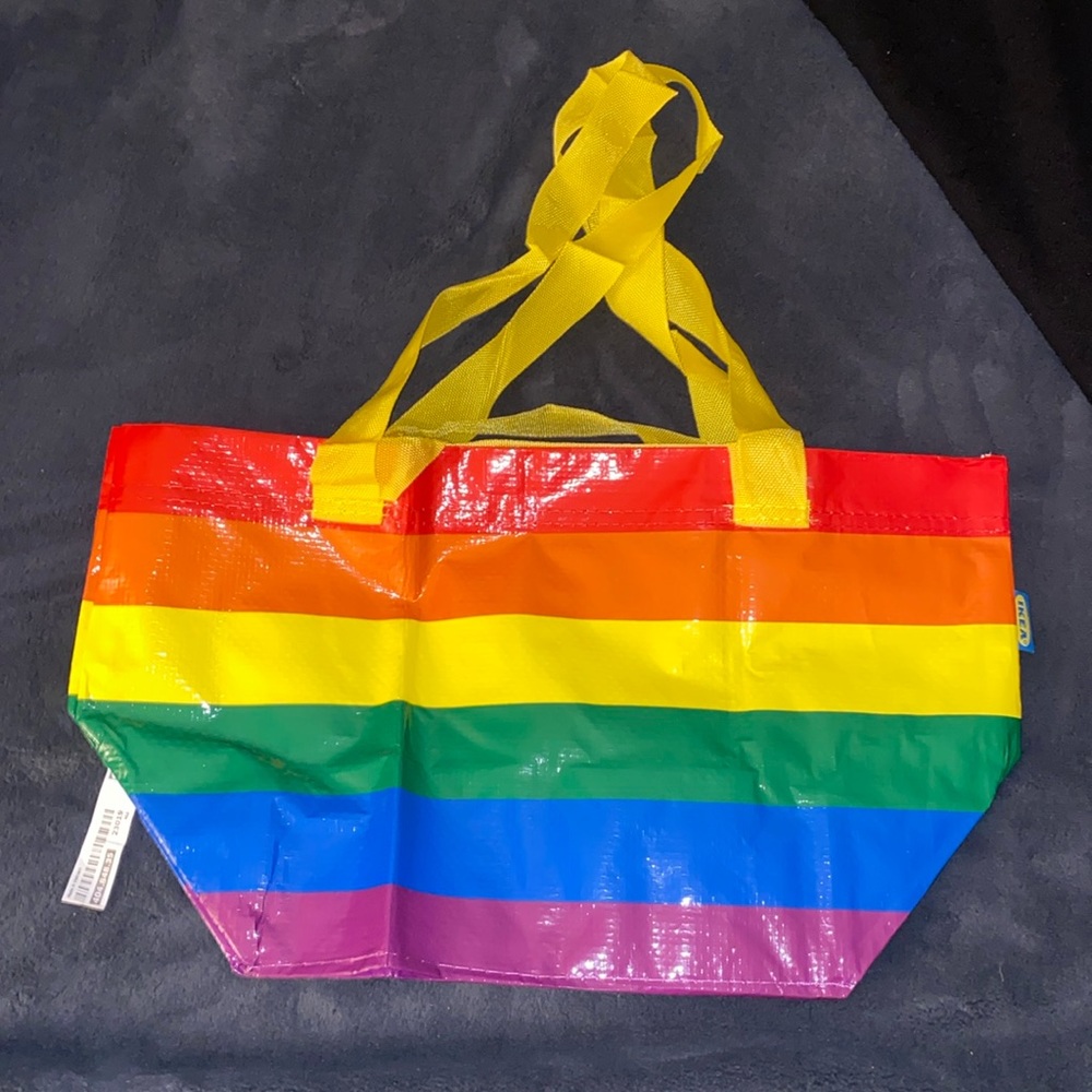 Mini Rainbow IKEA bag